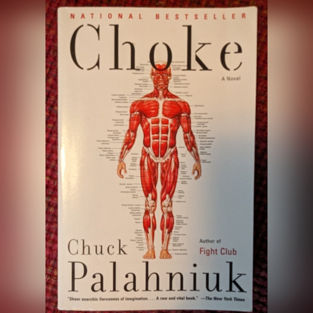 Book, "Choke" by Chuck Palahniuk